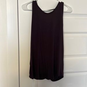 Womens Plum colored workout top